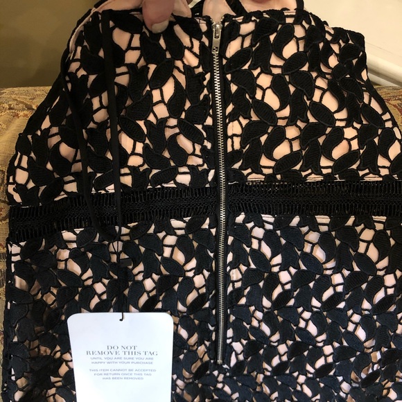 Wyatt-Spaghetti strap crochet Midi Dress-Medium - Picture 5 of 6